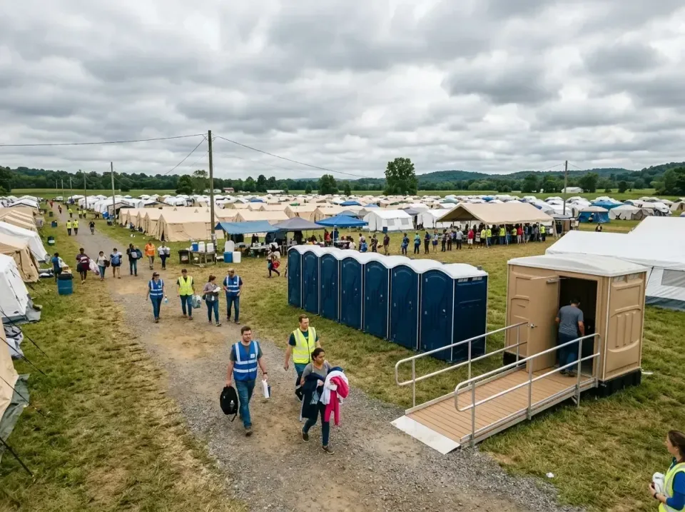 disaster-relief-camp-restrooms-010 — frequently asked questions, Dumpster & Portable Bathrooms Rental in Williamson, AZ